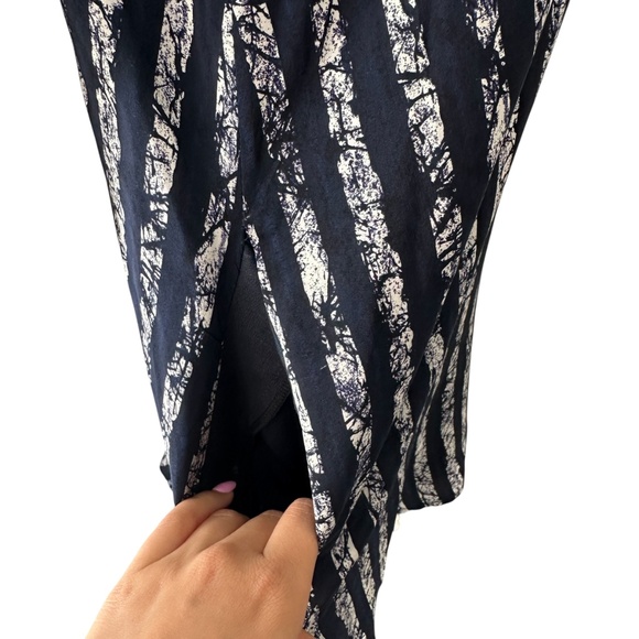 Ann Everett Navy Blue & White Mini Dress One Size - Picture 4 of 6